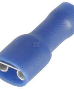 Terminal para cable tipo cuchilla hembra, azul 6.3x0.8 mm-1.5-2.5 mm² (6 uds.)