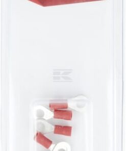 Terminal de ojal para cable, rojo Ø5mm - 0.5-1.0mm² (6 uds.)
