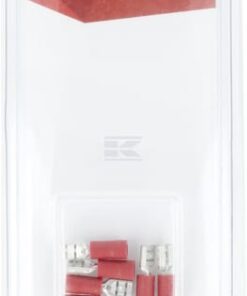 Terminal para cable tipo cuchilla hembra, rojo 4.8x0.8 mm-0.5-1.0 mm² (6 uds.)