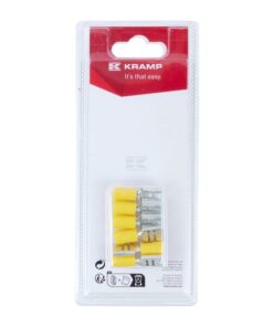 Terminal para cable tipo cuchilla hembra, amarillo 9.4x1.2 mm-4.0-6.0 mm² (6 uds.)