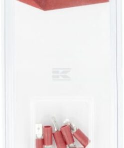 Terminal para cable tipo cuchilla macho, rojo 4.8x0.8 mm-0.5-1.0 mm² (6 uds.)