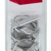 Pasador de enganche de seguridad con anilla, 11 mm x 45 mm (6 uds.)