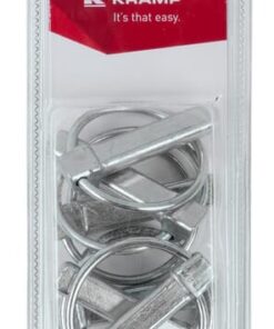 Pasador de enganche de seguridad con anilla, 11 mm x 45 mm (6 uds.)