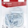 Pasador de enganche de seguridad con anilla, 12 mm x 55 mm (6 uds.)