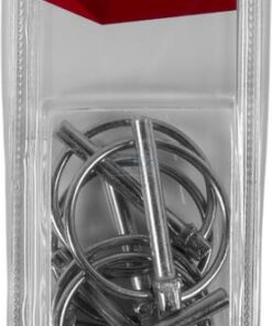 Pasador de enganche de seguridad con anilla, 6 mm x 45 mm (6 uds.)