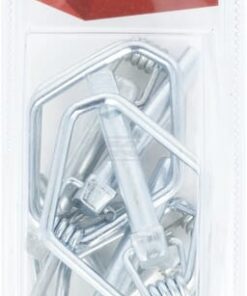 Pasador de enganche de seguridad con anilla, 8 mm x 48 mm (6 uds.)