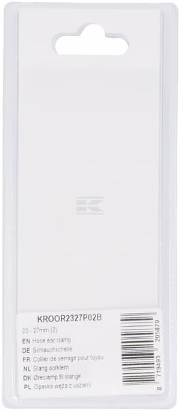 Abrazadera de pellizco 23 - 27 mm (2 uds.) 2 Abrazadera de pellizco 23 - 27 mm (2 uds.)