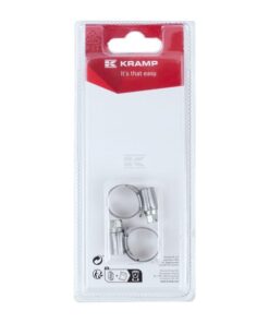 Abrazadera para manguera en acero inoxidable 11 mm- 17 mm (2 uds.)