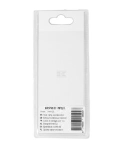 Abrazadera para manguera en acero inoxidable 11 mm- 17 mm (2 uds.)