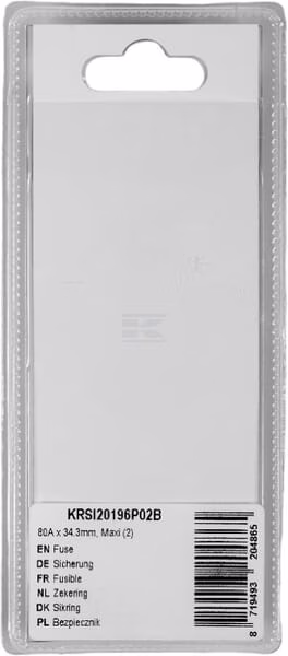 Fusible 80 A x 34,3 mm, Maxi (2 uds.) 2 Fusible 80 A x 34,3 mm, Maxi (2 uds.)