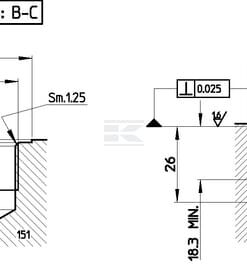 Bloque de retorno 2x3/4
