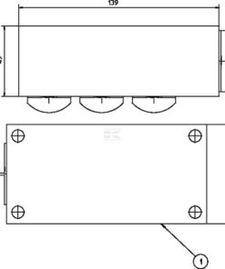 Bloque de retorno 3x3/4