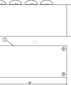 Bloque retorno 4x3/4