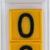 Placa numérica nº: 0 (6 uds.)