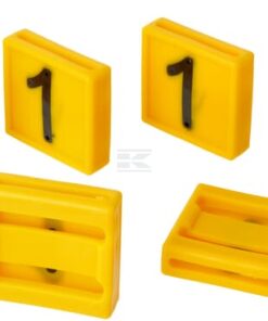 Placa numérica nº: 1 (6 uds.)