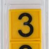 Placa numérica nº: 3 (6 uds.)