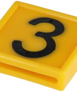 Placa numérica nº: 3 (6 uds.)