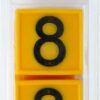 Placa numérica nº: 8 (6 uds.)