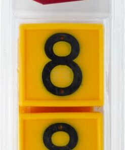Placa numérica nº: 8 (6 uds.)