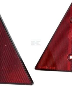 Triángulo reflector rojo 137x155mm (2 uds.)