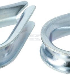 Guardacabo para cable Ø12 mm - 47x28 mm (2 uds.)