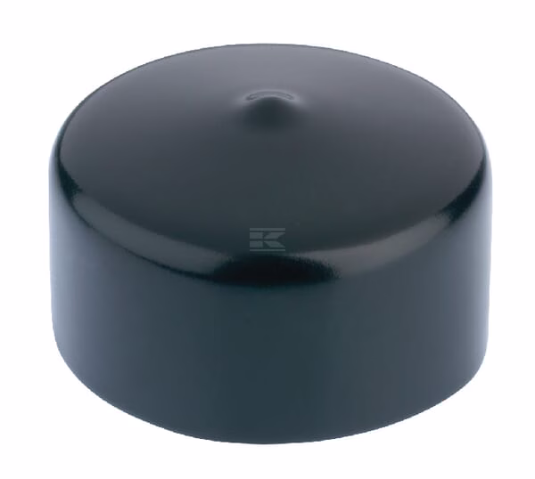 Tapa flexible 19,1 mm PVC negra 1 Tapa flexible 19,1 mm PVC negra