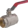 Válvula de bola BSP 2x hembra 1.1/4", con palanca de acero inoxidable 8 Válvula de bola BSP 2x hembra 1.1/4", con palanca de acero inoxidable