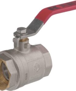 Válvula de bola BSP 2x hembra 1.1/4", con palanca de acero inoxidable