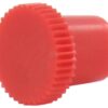 Tapa racor eng. roja sin cubr.
