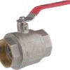 Válvula de bola BSP 2x hembra 2", con palanca de acero inoxidable