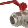Válvula de esfera T 11/2" IT/IT, 3 vías 3 Válvula de esfera T 11/2" IT/IT, 3 vías