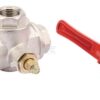 Válvula de esfera T 1/2" IT/IT, 3 vías 3 Válvula de esfera T 1/2" IT/IT, 3 vías