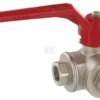 Válvula de esfera L 3/8" IT/IT, 3 vías 2 Válvula de esfera L 3/8" IT/IT, 3 vías