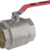 Válvula de bola BSP 2x hembra 4", con palanca de acero inoxidable 8 Válvula de bola BSP 2x hembra 4", con palanca de acero inoxidable