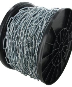 Cadena eslabones largos 5mm cinc 50m