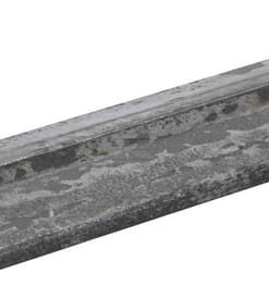Cuchilla desgaste cazo, perfil 1/2 flecha 100  x 21  x 2000  mm HB500 Kramp