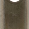 Cuchilla izda./dcha. de segadora 96 x 40 x 3 mm orificio Ø 19 mm adecuada para Taarup (paquete de 25 unidades)