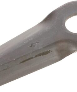 Cuchilla izda./dcha. de segadora 128 x 50 mm, 35 x 4 mm para Taarup, orificio oval 23 x 20,5, paquete de 25 uds.