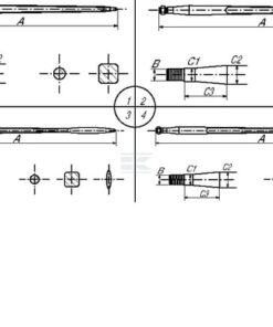 Dient. carg. front. 600mm KV 6 Dient. carg. front. 600mm KV