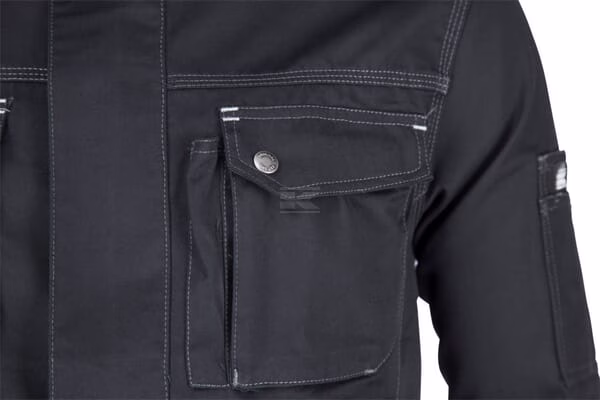 Chaqueta trabajo ligera, negro, M, Kramp 13 Chaqueta trabajo ligera, negro, talla 5XL, EU:68, Kramp Original