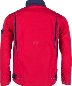 Chaqueta trabajo, rojo-azul, talla 4XL, EU:64-66, Kramp Original