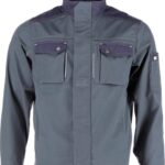 Chaqueta trabajo, verde-azul, M, Kramp Original