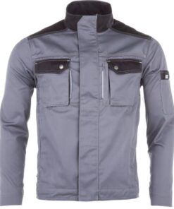 Chaqueta trabajo, gris-negro, talla XL, EU:56, Kramp Original