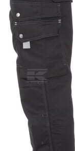 Pantalón de trabajo unisex, negro, talla M, Kramp Original
