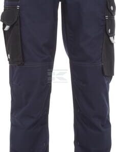 Pantalón de trabajo unisex, azul-negro, talla XL, Kramp Original