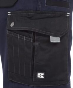 Pantalón de trabajo unisex, azul-negro, talla L, Kramp Original