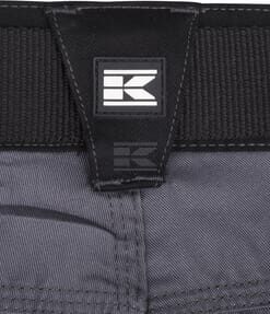 Pantalón de trabajo unisex, gris-negro, talla L, Kramp Original