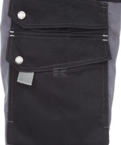 Pantalón de trabajo unisex, gris-negro, talla L, Kramp Original