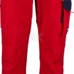 Pantalón de trabajo unisex, rojo-azul, talla XS, Kramp Original