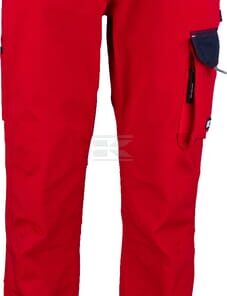Pantalón trabajo, unisex, rojo-azul, talla XL, Kramp Original